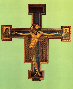 РАСПЯТИЕ. ХУД. ЧИМАБУЭ (1240-45- 1302 гг). БОЛОНЬЯ